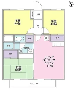 セントラルパディ【3階】の間取り