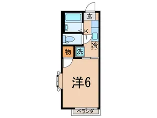 ハイツARA【2階】の間取り