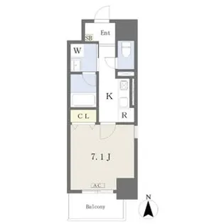 愛知県名古屋市中村区佐古前町【マンション】の間取り