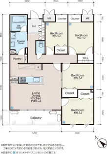 プレステージ吉祥寺【5階】の間取り