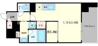 J.GRAN Court京町堀【12階】の間取り