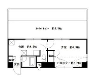 ロイヤルヒルズ泉崎【4階】の間取り