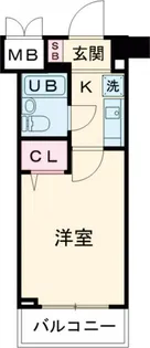 エスリード三宮第2【4階】の間取り