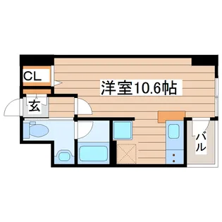 KDXレジデンス仙台駅東【8階】の間取り