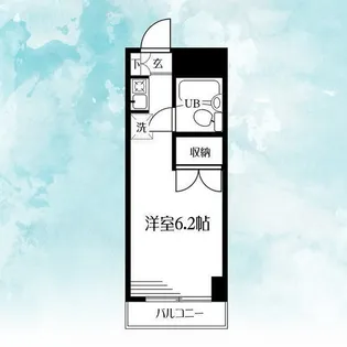 スカイコート町田【1階】の間取り