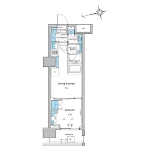 東京都品川区戸越1【マンション】の間取り