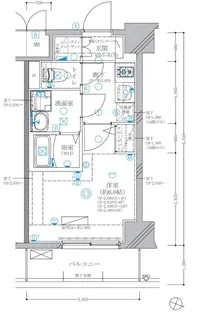 ディアレイシャス東別院IV【3階】の間取り