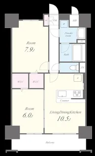 DENDRITE【2階】の間取り