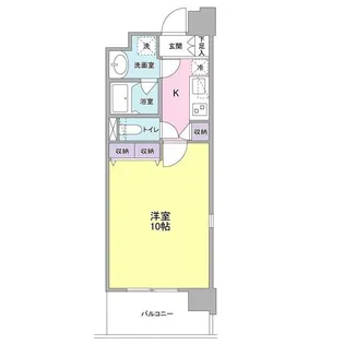 プロスペクト東雲橋【2階】の間取り