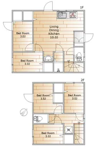 東京都目黒区祐天寺1【一戸建】の間取り