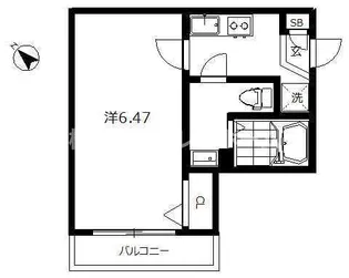 インベスト蒲田East【3階】の間取り