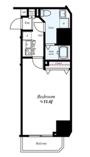 ジェノヴィア渋谷笹塚スカイガーデン【1階】の間取り