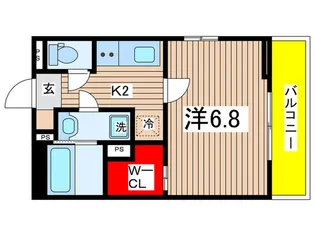 フルール野並【2階】の間取り