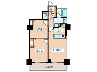 PRIME URBAN札幌リバーフロント【3階】の間取り