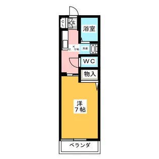 ベルメゾン【2階】の間取り