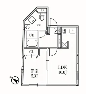 PASEO目黒【4階】の間取り