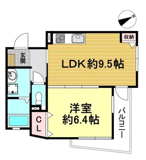 ラ・マレア【2階】の間取り