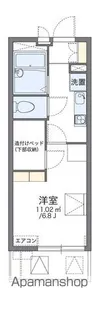 レオパレス萩崎【3階】の間取り