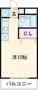 ロランジュB棟【1階】の間取り