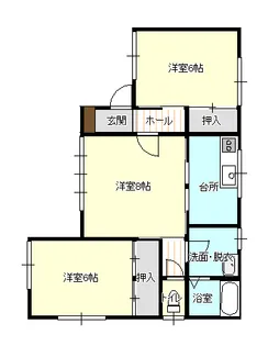 メゾンブルーム【2階】の間取り