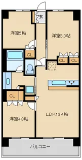 BLESS宮崎台(ブレス宮崎台)【5階】の間取り