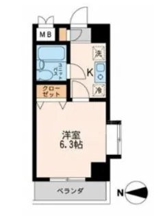 品川中延ステーションレジデンス【9階】の間取り
