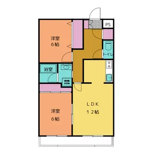 ファヴォール豊明A棟【1階】の間取り