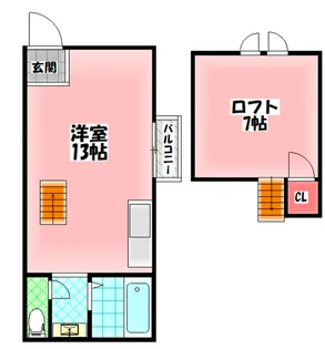 エトワルKII【5階】の間取り