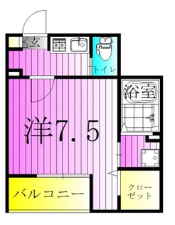 フォート・セレーネ【1階】の間取り
