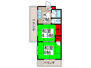 アイランドコーポ【3階】の間取り