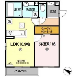 ラ・フィーグ古江東【2階】の間取り