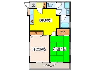 プチメゾン2【1階】の間取り