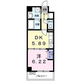 プロスペクト成城【1階】の間取り