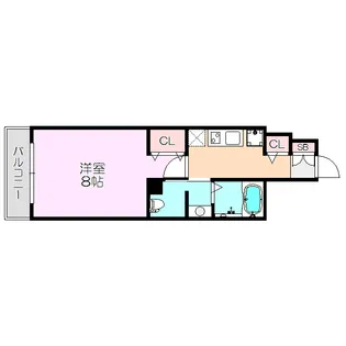 Pエンシンビル【2階】の間取り