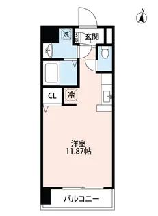 アーバン・ビルドII【6階】の間取り