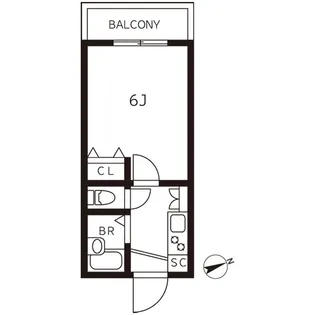 コンフォルタ練馬【1階】の間取り