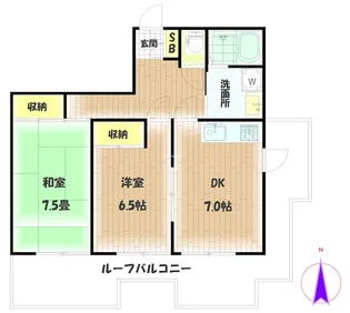 ノアーズ横山【3階】の間取り