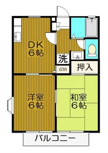 フォンティーヌ弐番館【2階】の間取り