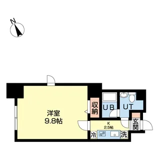 αNEXT東札幌【4階】の間取り