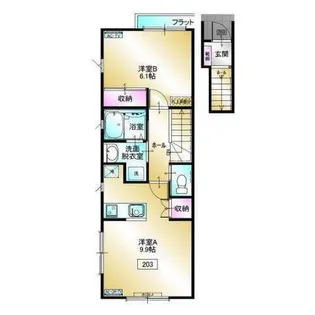 Comodo da Vivere【2階】の間取り