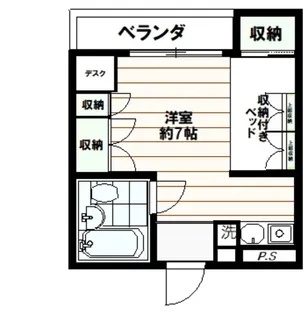 グリーンカーサ【1階】の間取り