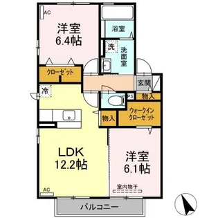 ドリームキャンパス III【2階】の間取り