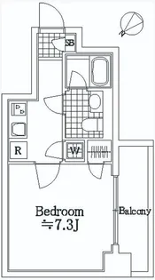 パレステュディオ日本橋東壱番館【10階】の間取り