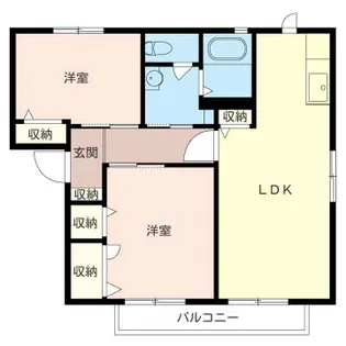 ファミーユSAKURA IV【2階】の間取り