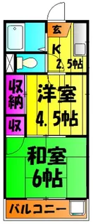 シティーシャトレSY【1階】の間取り