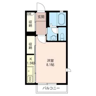 メゾンプルミエ【1階】の間取り