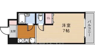 光ミノオパレス【3階】の間取り
