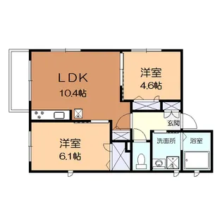 ウィステリアIII【1階】の間取り