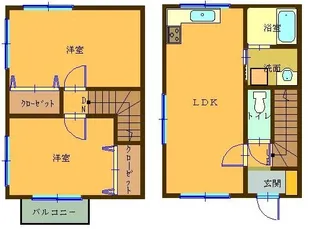 プレジール【1階】の間取り