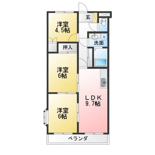 グレイスハウスK【2階】の間取り